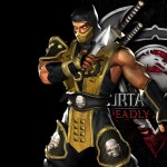 MK Mortal Kombat Deadly Alliance MKDA Official Wallpaper Scorpion