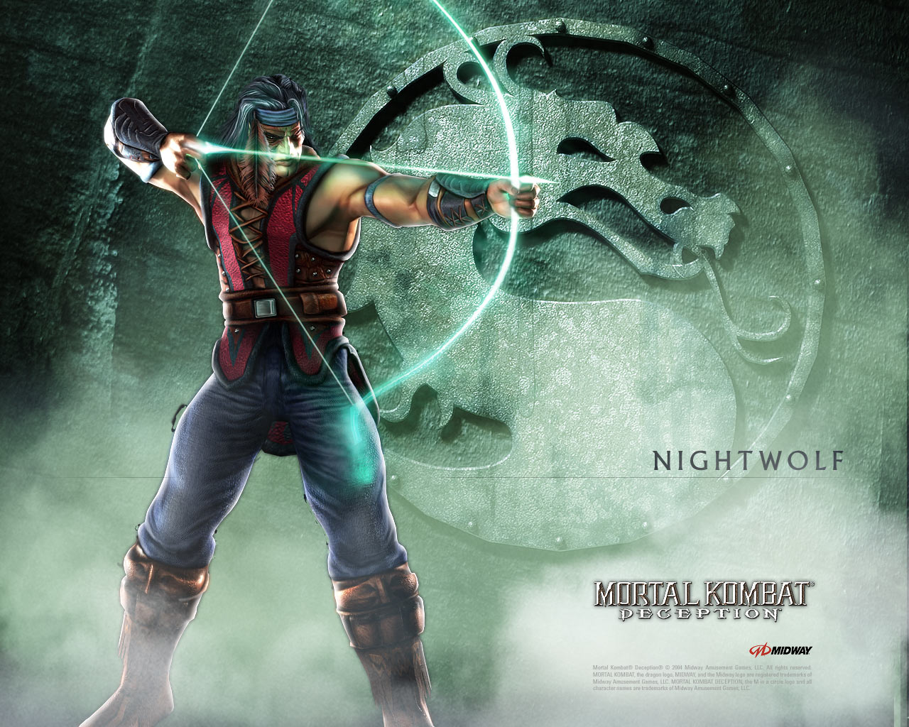 Mortal Kombat Deception Nightwolf Wallpaper Game Art Hq