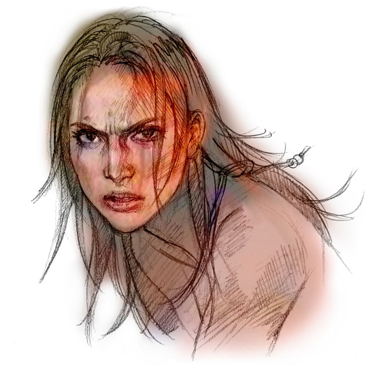 Christie Monteiro Official Concept Sketch 3 Small from Tekken 4