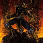 scorpion fan art mk mortal kombat hell lair by phrenan