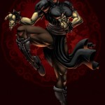 Chun li SF Street Fighter Fan Art Evil Li by phrenan