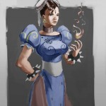 Chun li street fighter fan art redesgned by jazreet911