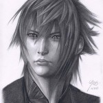 FFXIII Versus Fan Art noctis lucis caelum by b_agt