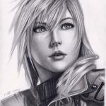 Final Fantasy FF XIII Lightning Fan Art 3 by B-AGT