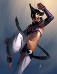 Juri Han Street Fighter Character Fan Art by Kuroitora