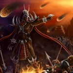 MK Mortal Kombat Fan Art Legacy Emperor Shao Kahn by Esau13