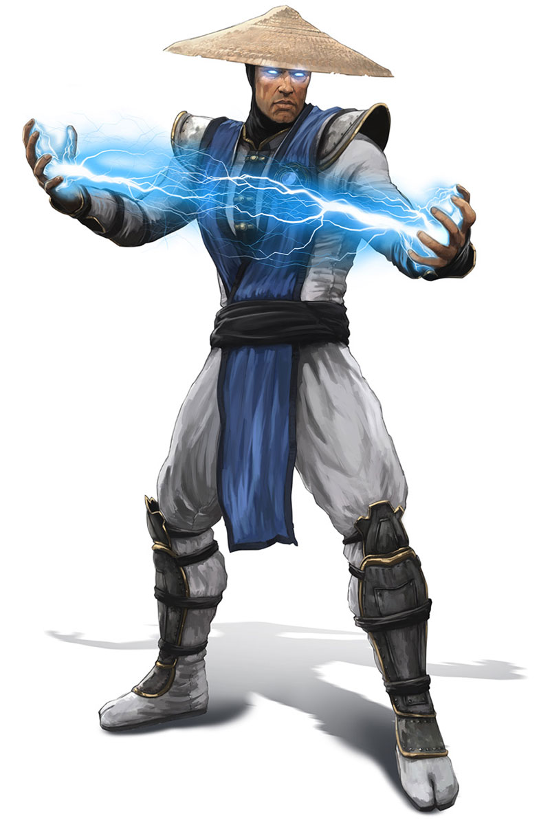 Raiden character render Mortal Kombat 2011 MK 9