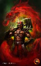Shao Kahn Mortal Kombat Art