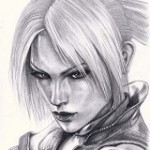 nina williams fan art tekken by b_agt