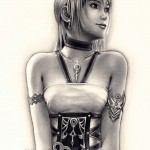 serah farron final fantasy xiii fan art 2 by b_agt