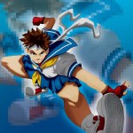 street fighter sakura fan art warmup by tovio911