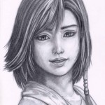 yuna fan art final fantasy x by b_agt