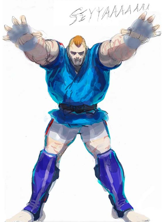 Abel Street Fighter IV Concept Art 2
