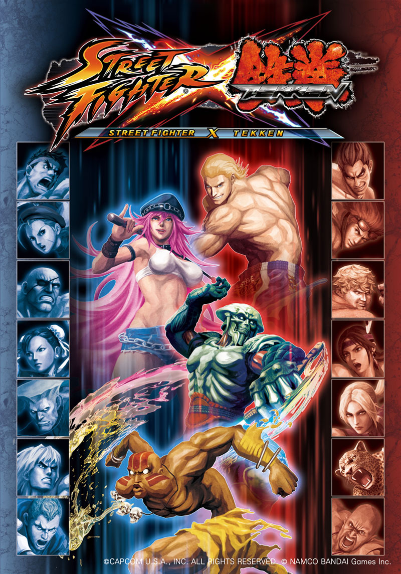 SFXT Street Fighter X Tekken Official Game Art Comic-Con Character Poster