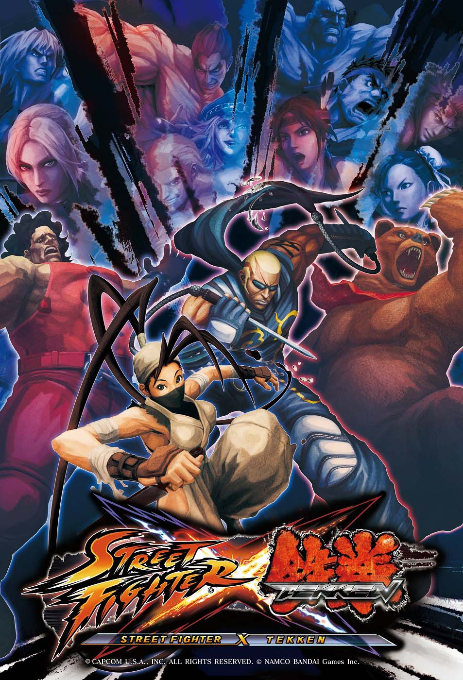 SFXT Street Fighter X Tekken Official Game Art Gamescon Poster
