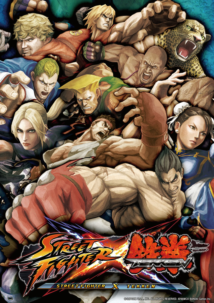 Street Fighter X Tekken Official Game Art Promotional Group Poster