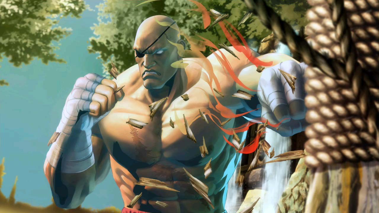 Street Fighter X Tekken Sagat Official Artwork