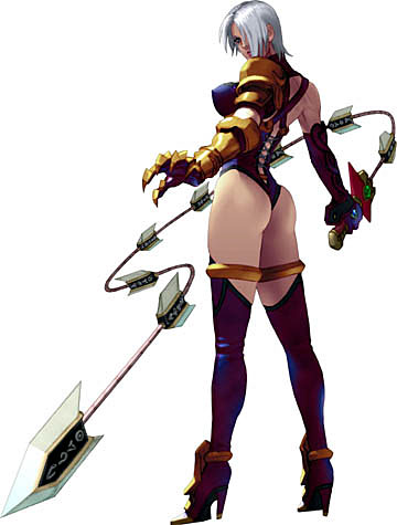 Soul Calibur II Game Character Official Artwork Render Ivy Valentine