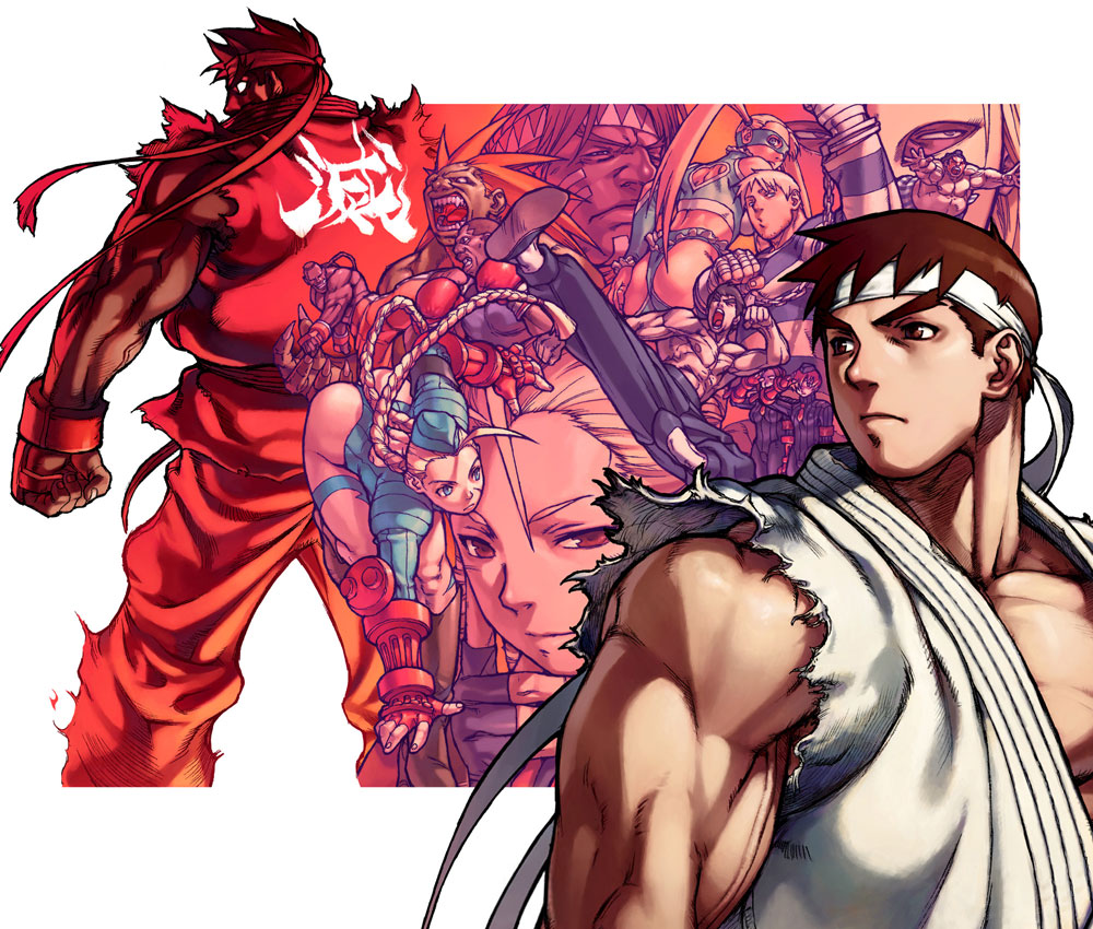 Ryu Official Portrait Art from Street Fighter Alpha 3