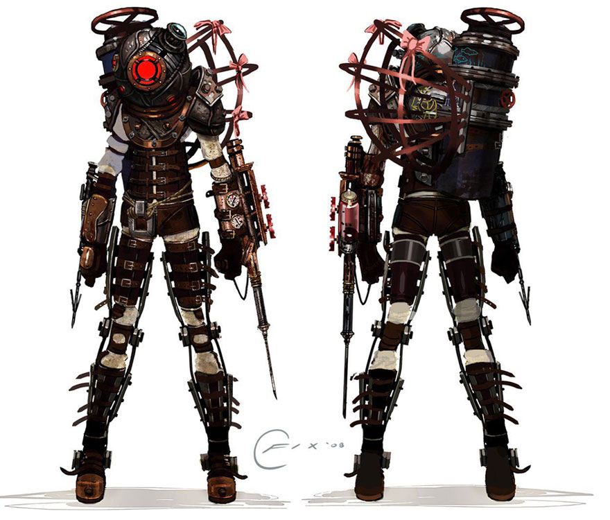 Bioshock Big Sister Concept Art Bioshock Big Sister Concept Art
