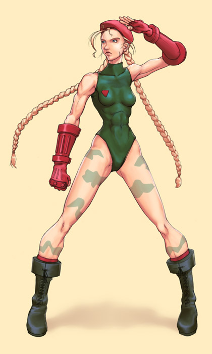 Cammy from Street Fighter II british game character 