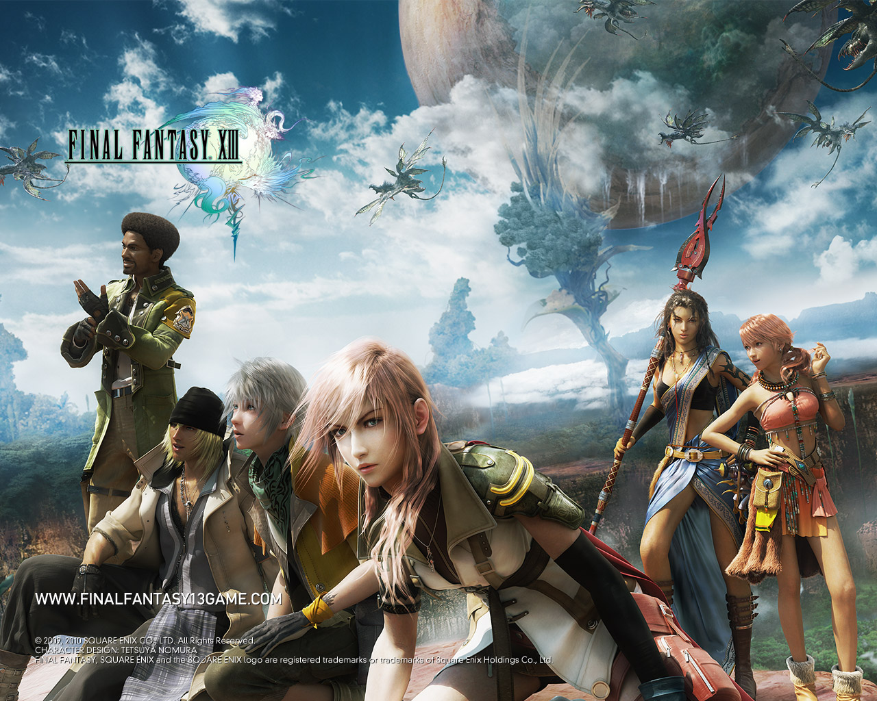 Final Fantasy XIII Lightning Artwork Ultra HD Desktop Background Wallpaper  for