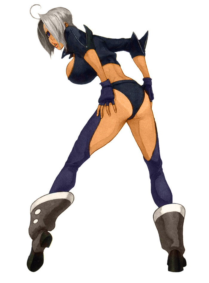 King Of Fighters 2001 Game Character Official Artwork Render Angel 2