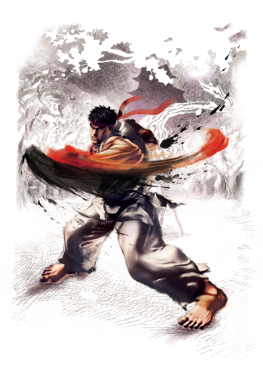 Ryu Street Fighter Graphic · Creative Fabrica