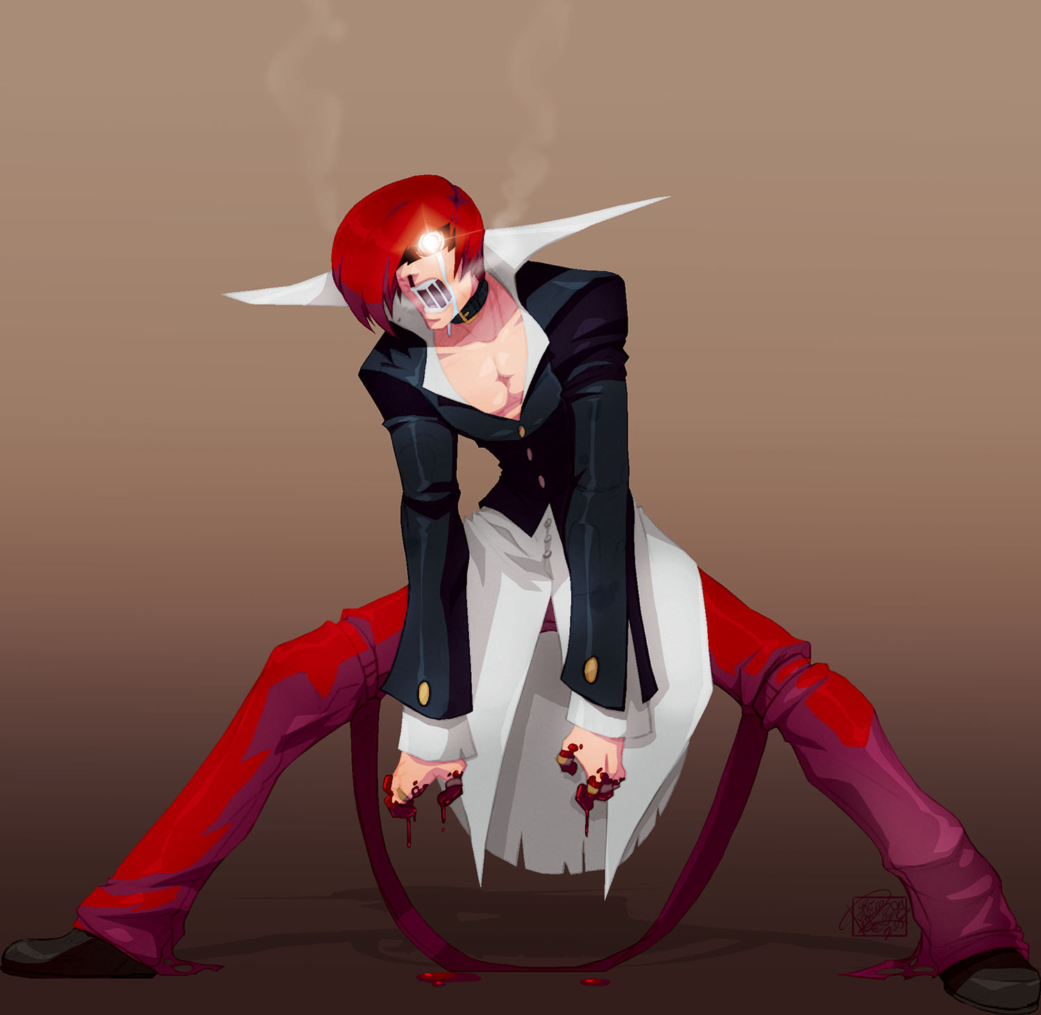Orochi Iori from The King of Fighters - Game Art Gallery
