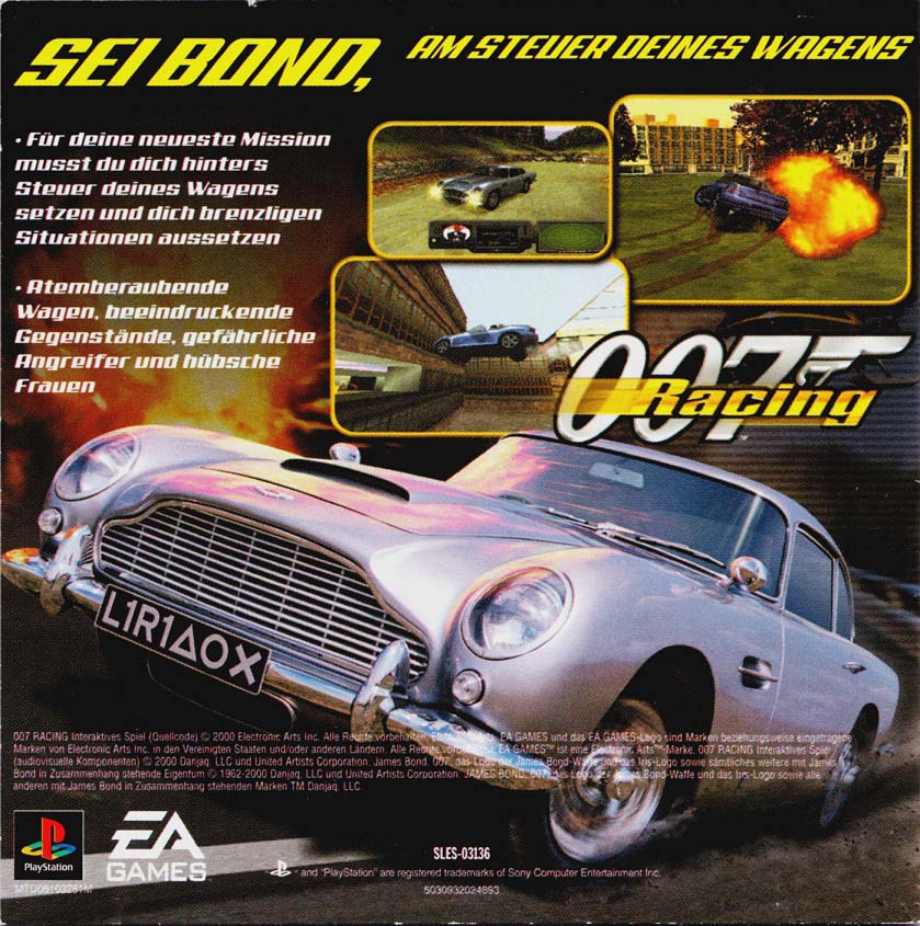 007 Racing german deutsche werbung german advertisment for the playstation game