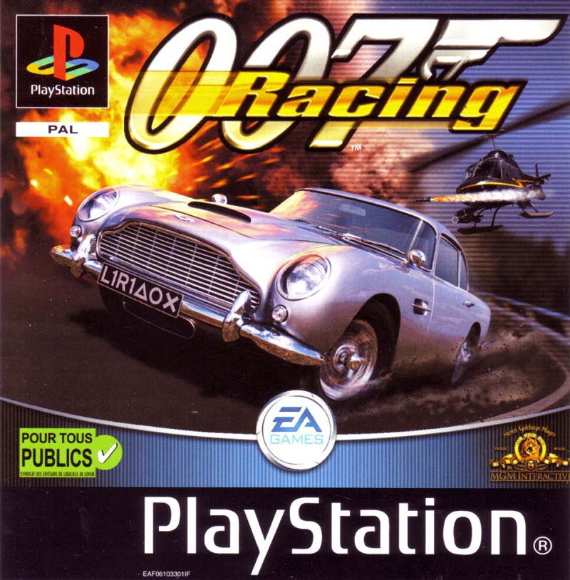 007 Racing Playstation Game PAL French Front Cover