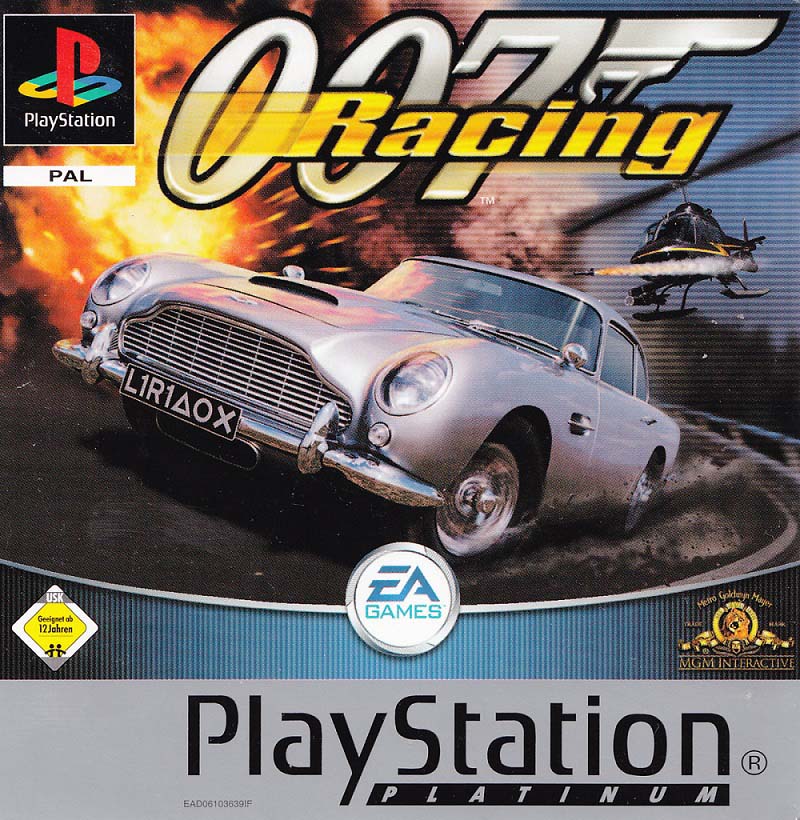 007 Racing playstation game pal german deutsches front cover