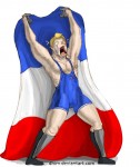 Abel France Street Fighter vive_la_france by_dhim