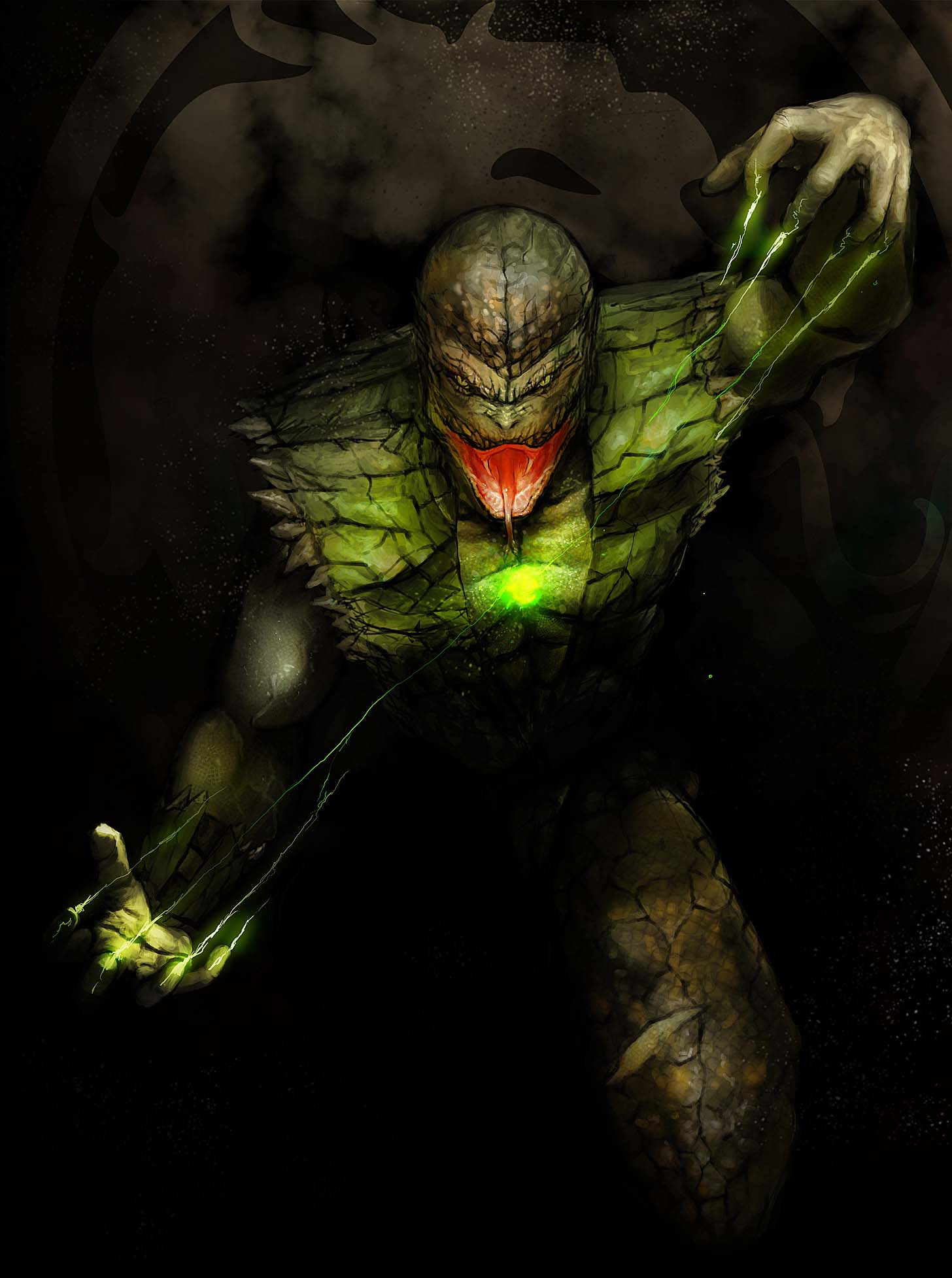 Reptile from the Mortal Kombat Series1456 x 1955