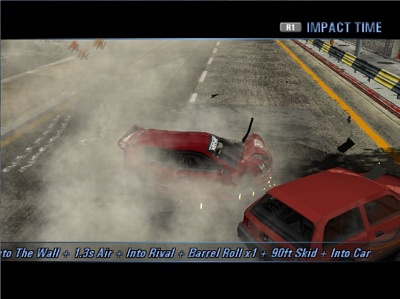 Game Over Screen Burnout 3 Takedown PS2