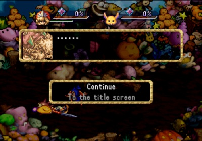 Game Over Screen Legend of Mana PSX