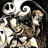 Kingdom Hearts Halloween Art