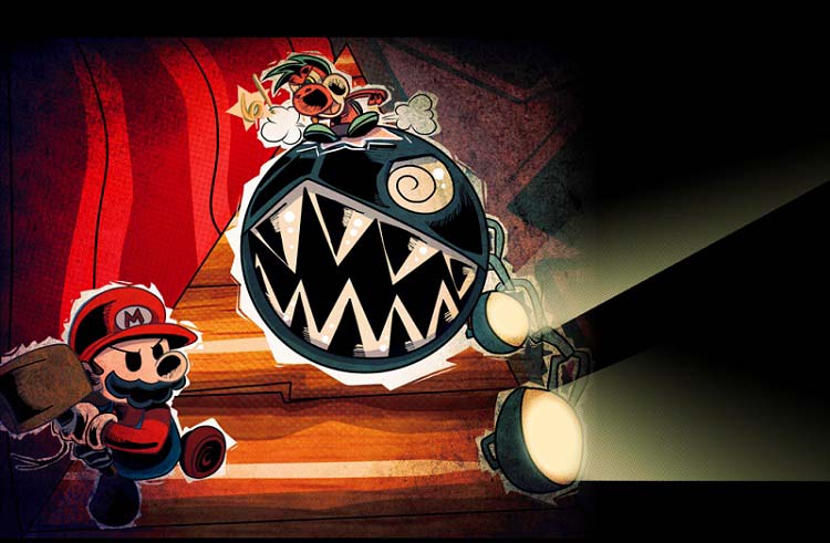 Paper Mario Gritty Style