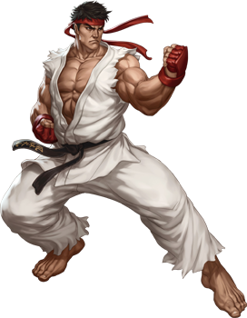 Ryu from Street Fighter Render