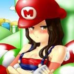 Cute female Super Mario by_oNichaN_xD