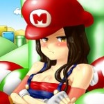 Cute female Super Mario by_oNichaN_xD