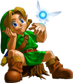 Link and Navi Zelda OoT