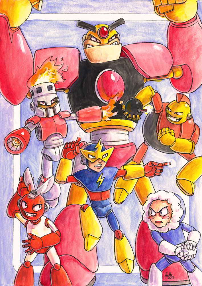 Robot Masters from MM1