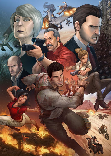 Uncharted 3 Art by_patrickbrown