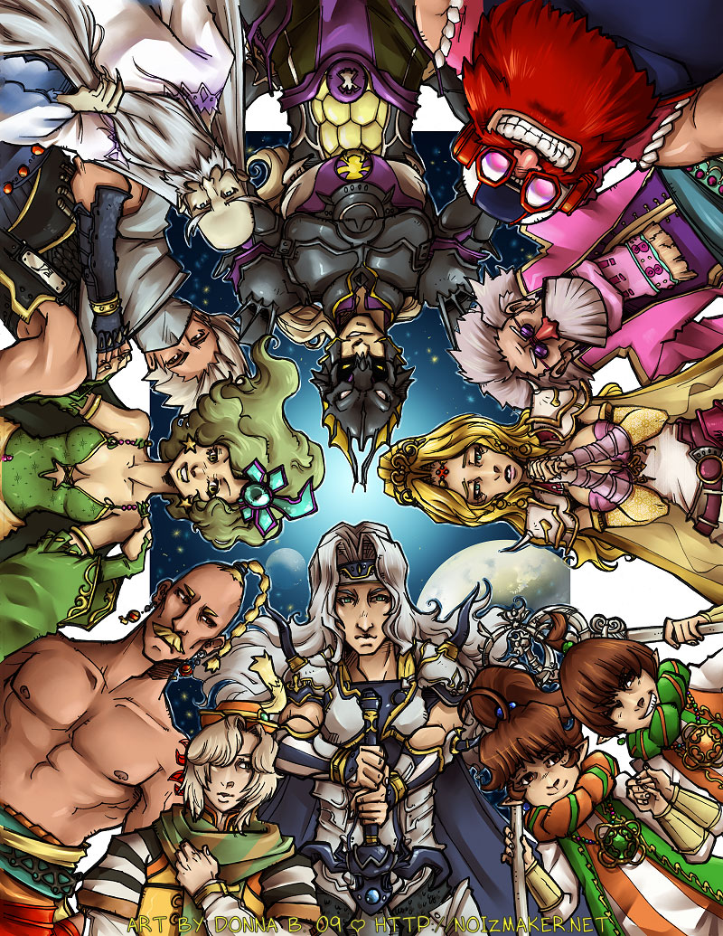 Final_Fantasy_IV Characters by Donna Brown