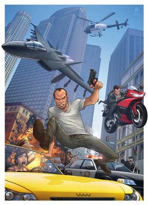 Grand Theft Auto V by Patrick Brown