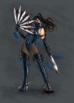 Kitana Mortal Kombat Redesign Art  by_Kenichi_Kitsune