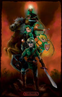Legend of Zelda Timeline Art by Joshua Dunbar