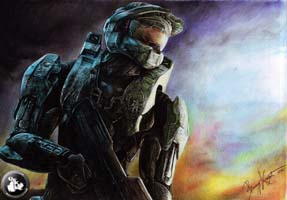 Master Chief Halo 4 Art by Velimir Kondic thumb