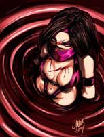 Mileena Blood Mortal Kombat Art by Jodie Muir